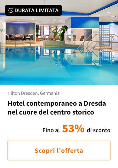 Hotel contemporaneo a Dresda nel cuore del centro storico
