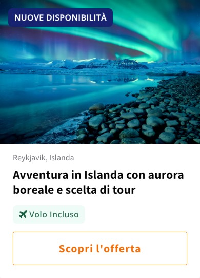 Avventura in Islanda con aurora boreale e scelta di tour