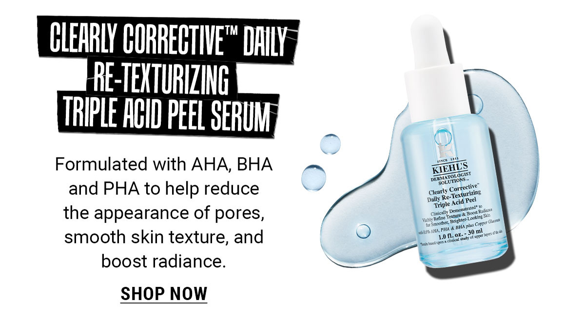 CLEARLY CORRECTIVE DAILY RE-TEXTURIZING TRIPLE ACID PEEL SERUM