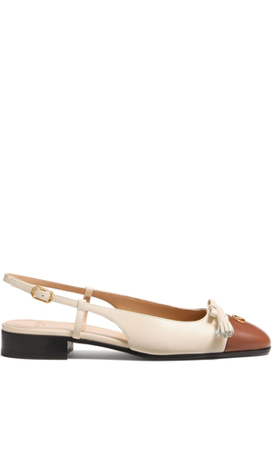 Valet Du Roi leather ballet flats