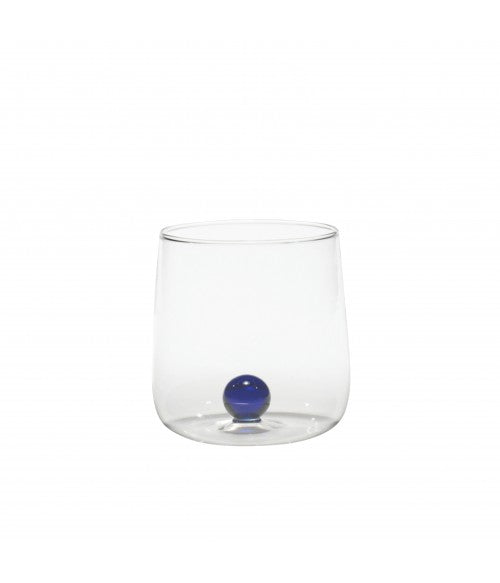 44 cl - Bilia Colored Borosilicate Glass Water Glass - Set 6 Pieces - Blue