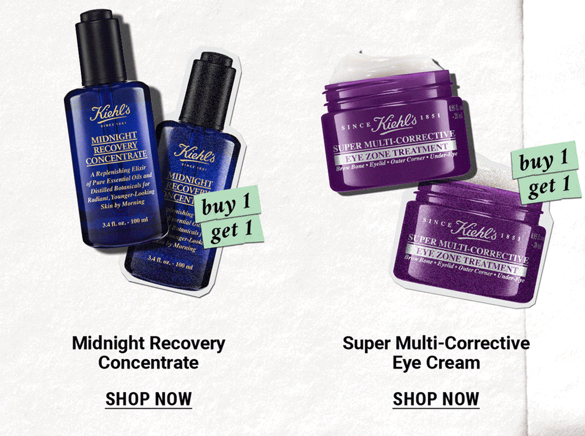 Midnight Recovery Concentrate and Super Multi-Corrective Eye Cream
