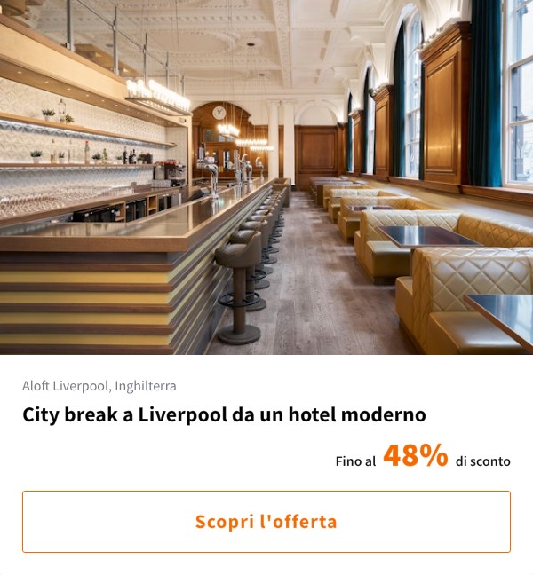 City break a Liverpool da un hotel moderno