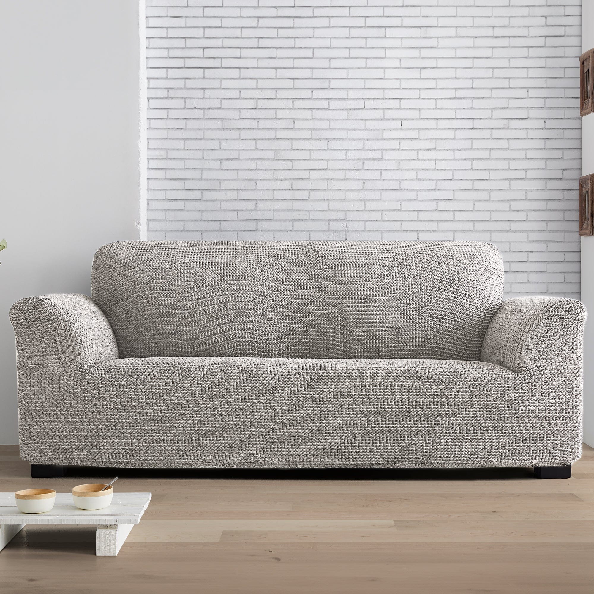 Image of Copridivano Elastico <br>in Tessuto Jacquard - Milos