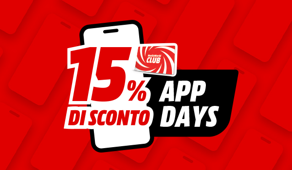 APP DAYS 15% DI SCONTO