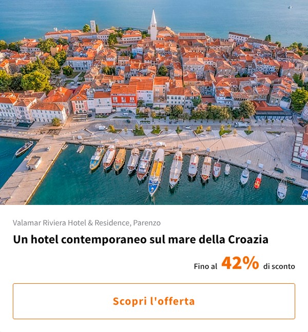 Un hotel contemporaneo sul mare della Croazia
