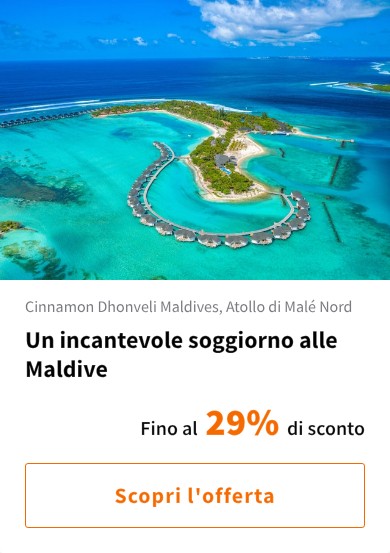 Un incantevole soggiorno alle Maldive