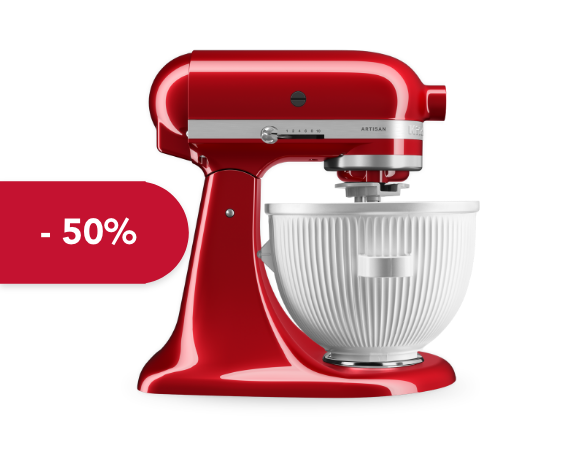 Ice cream maker with 50% discount