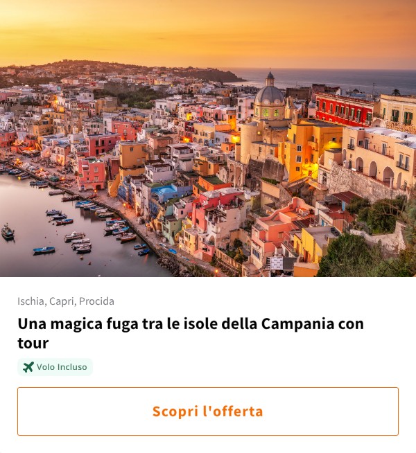 Una magica fuga tra le isole della Campania con tour