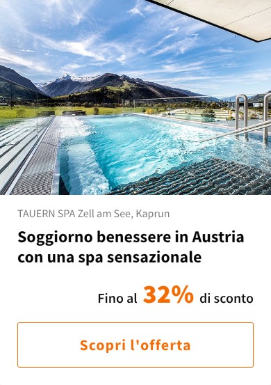 Soggiorno benessere in Austria con una spa sensazionale