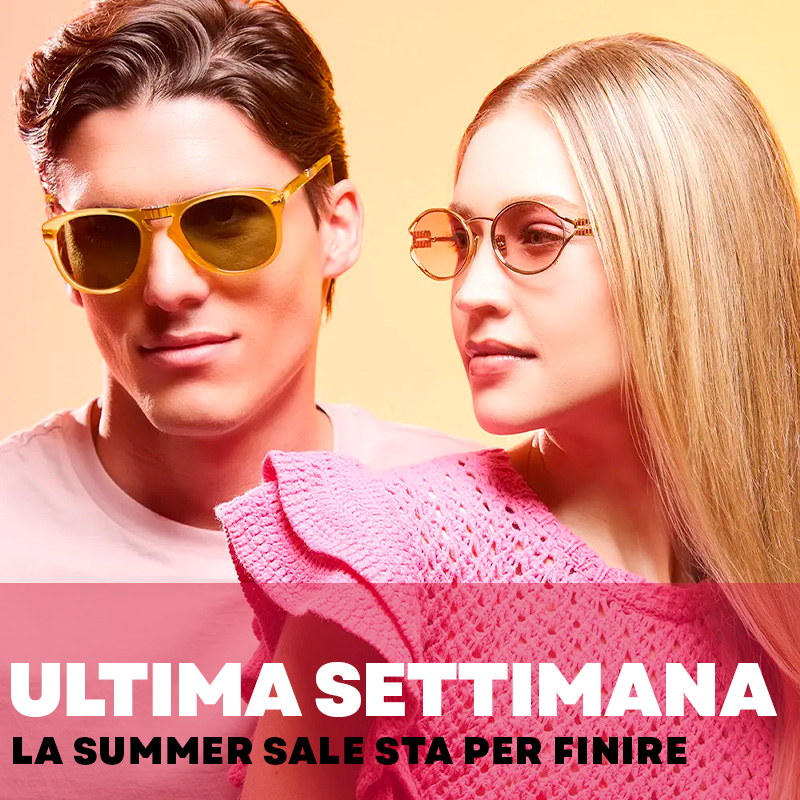 Ultima Settimana di Saldi fino al -70%