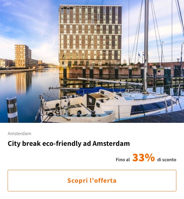 City break eco-friendly ad Amsterdam