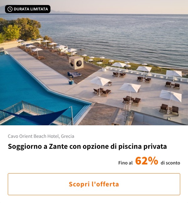 Soggiorno a Zante con opzione di piscina privata