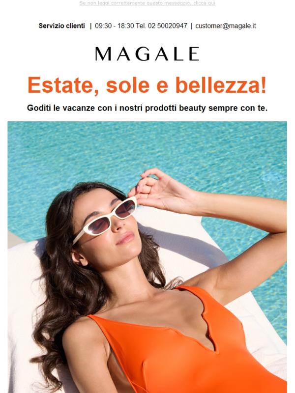 ☀️ Goditi le vacanze con i tuoi beauty essentials da Magale.it 💙🌊