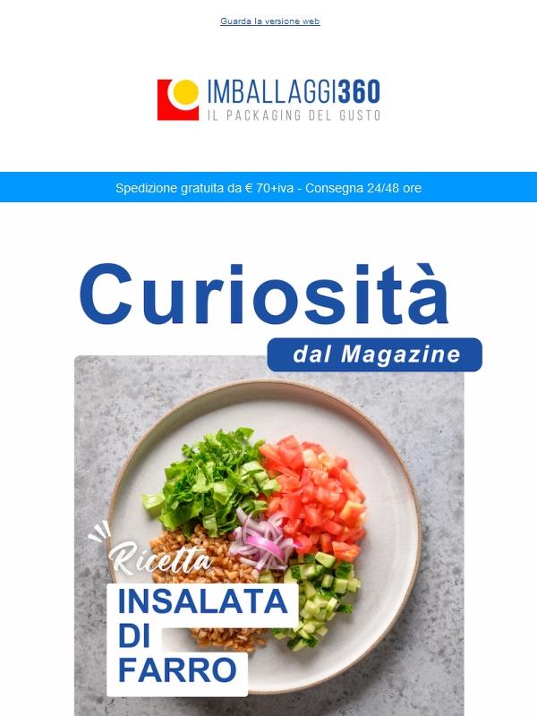 🥗 Curiosità: una Ricetta estiva che unisce freschezza e gusto