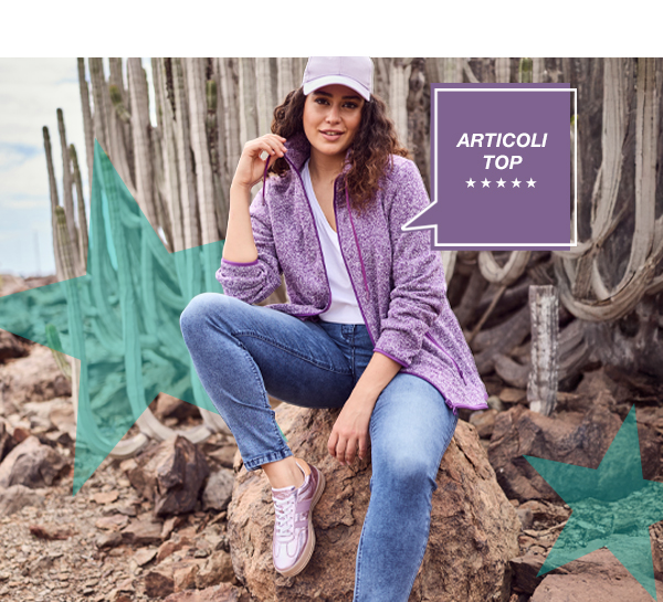 Giacca di maglia e pile con design a rombi, collo alto e tasche con zip