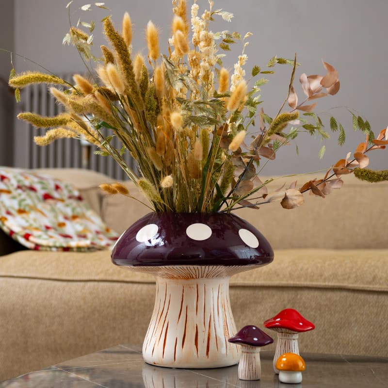 big mushroom vase
