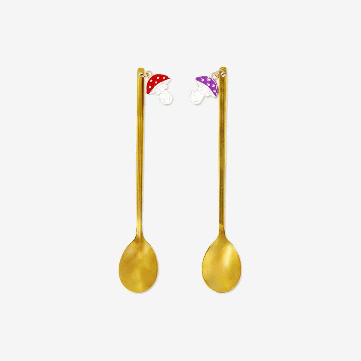 Gold dessert spoons 