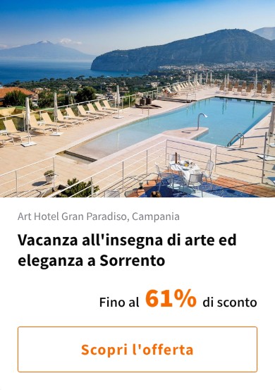 Vacanza all&#x27;insegna di arte ed eleganza a Sorrento
