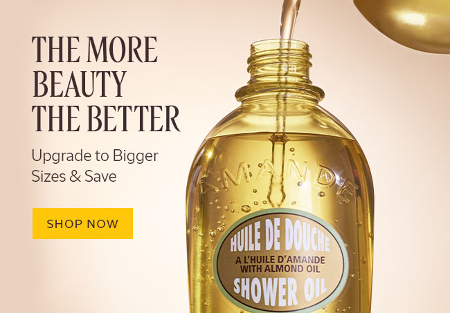 THE MORE BEAUTY THE BETTER | UPGRADE TO BIGGER SIZES & SAVE | SHOP NOW