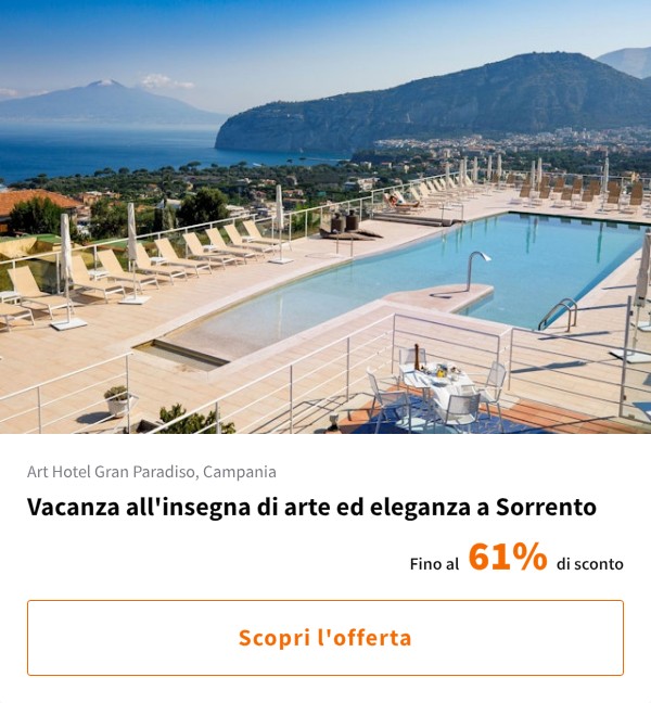 Vacanza all'insegna di arte ed eleganza a Sorrento