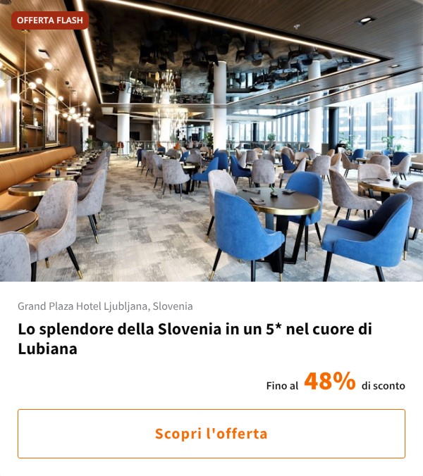 Lo splendore della Slovenia in un 5* nel cuore di Lubiana