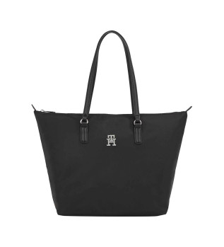 borsa-tote-con-nastro-firmato-nero