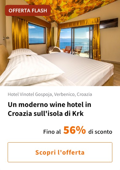 Un moderno wine hotel in Croazia sull&#x27;isola di Krk