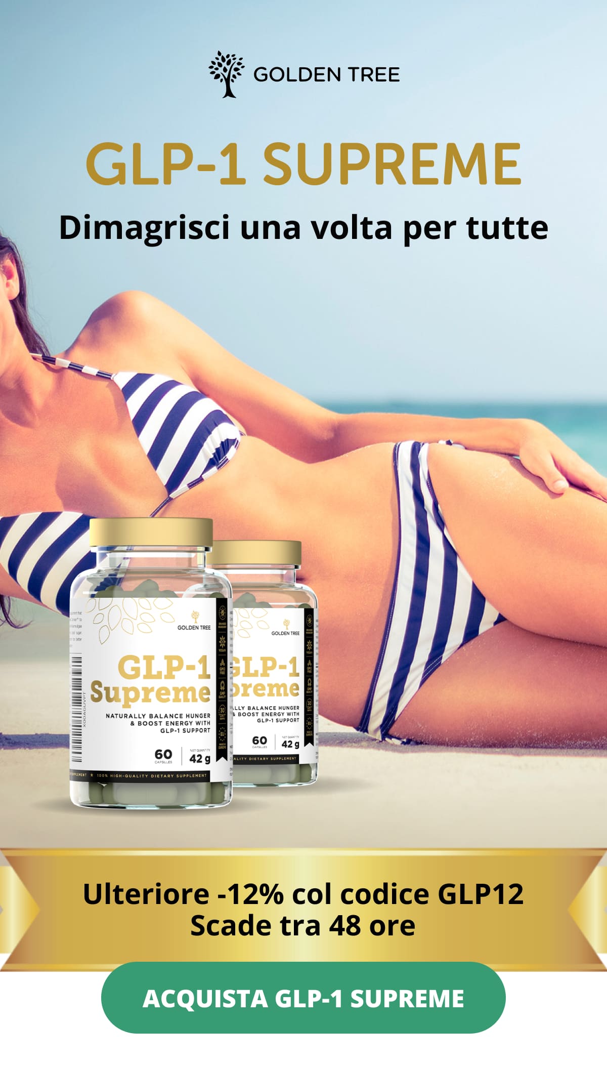 GLP-1 SUPREME  Dimagrisci una volta per tutte Ulteriore -12% col codice GLP12 | Scade tra 48 ore   ACQUISTA GLP-1 SUPREME