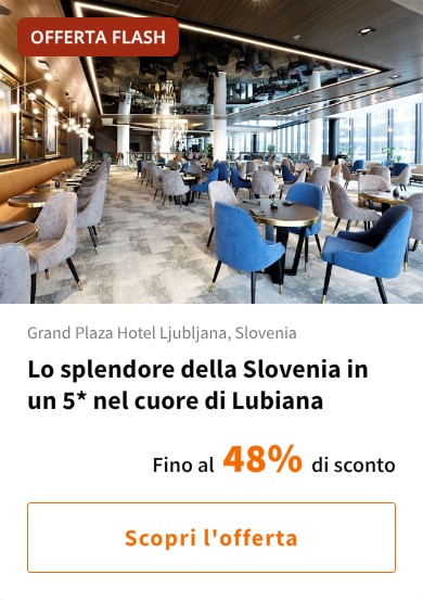 Lo splendore della Slovenia in un 5* nel cuore di Lubiana