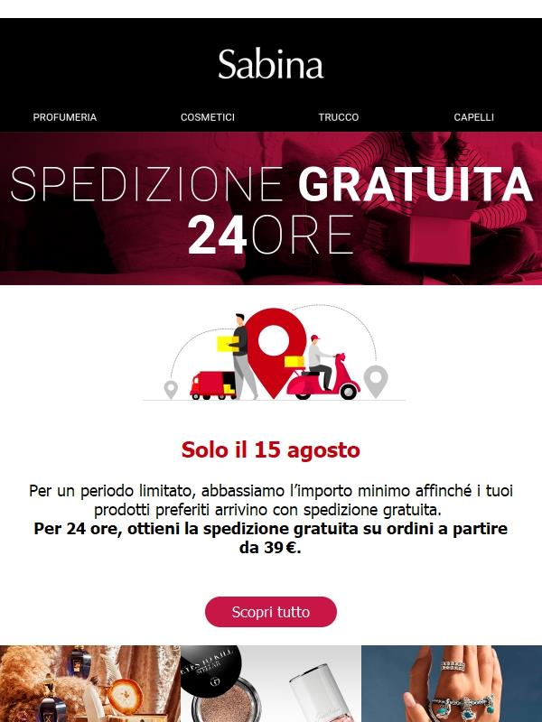 SOLO OGGI spedizione GRATUITA*