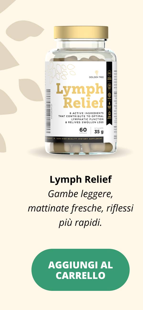 Lymph Relief Gambe leggere, mattinate fresche, riflessi più rapidi.  Aggiungi al carrello