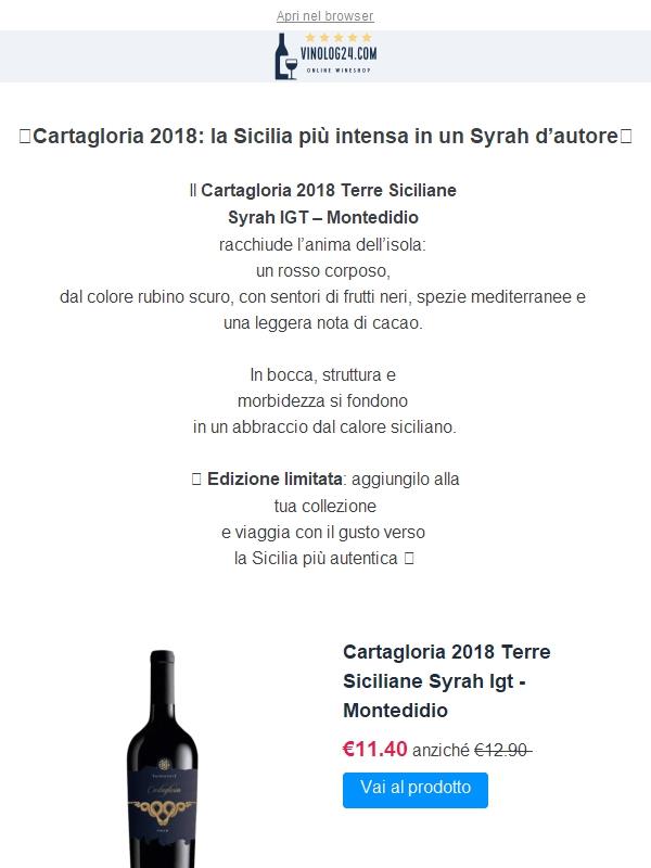 💯 BEST PRICE 💯 Syrah siciliano dal carattere inconfondibile 🌋 + 30€ di sconto!