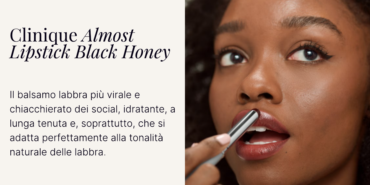 Clinique Almost Lipstick Balsamo Labbra colorato - Black Honey - 1,9 g