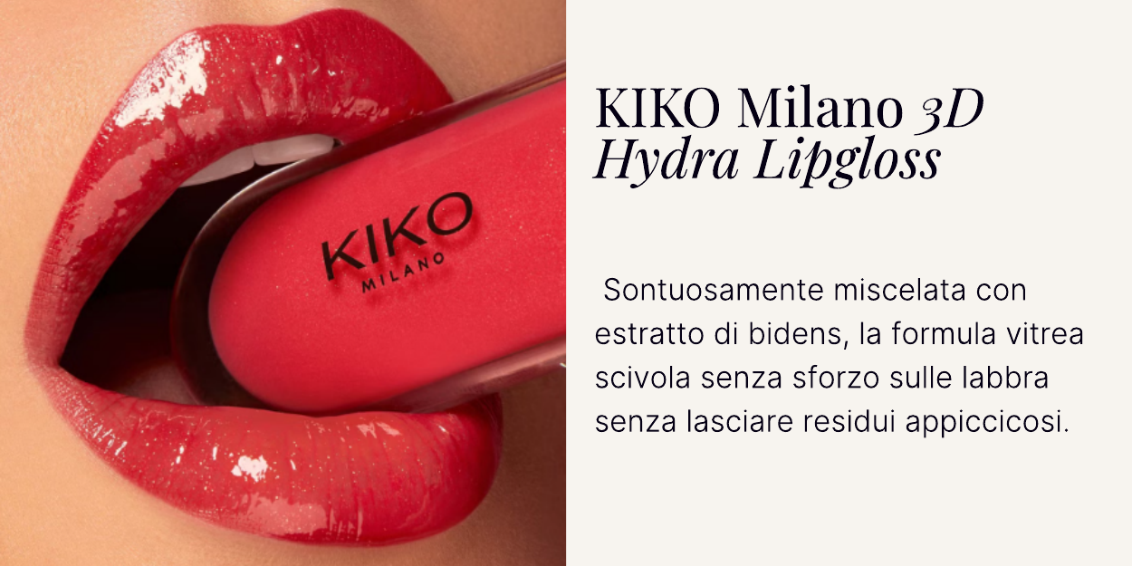 KIKO Milano 3D Hydra Lipgloss 6.5ml - 12 Pearly Amaryllis Red