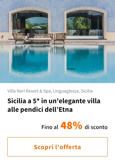 Sicilia a 5* in un&#x27;elegante villa alle pendici dell’Etna