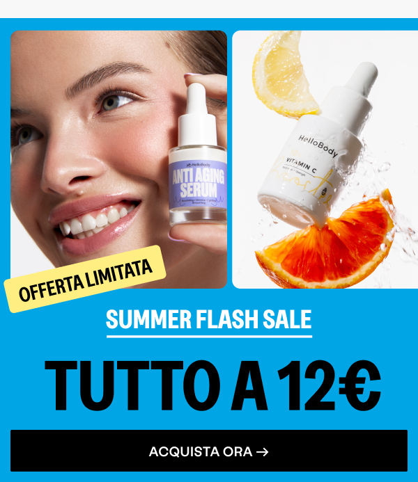 Tutto a 12€ - Summer Flash Sale