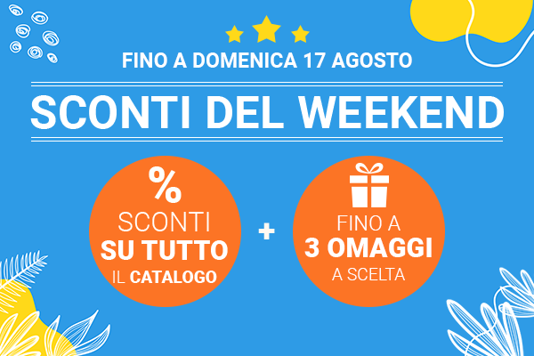 Solo per Oggi - Imperdibili sconti su tutto il catalogo + fino a 3 omaggi a scelta!