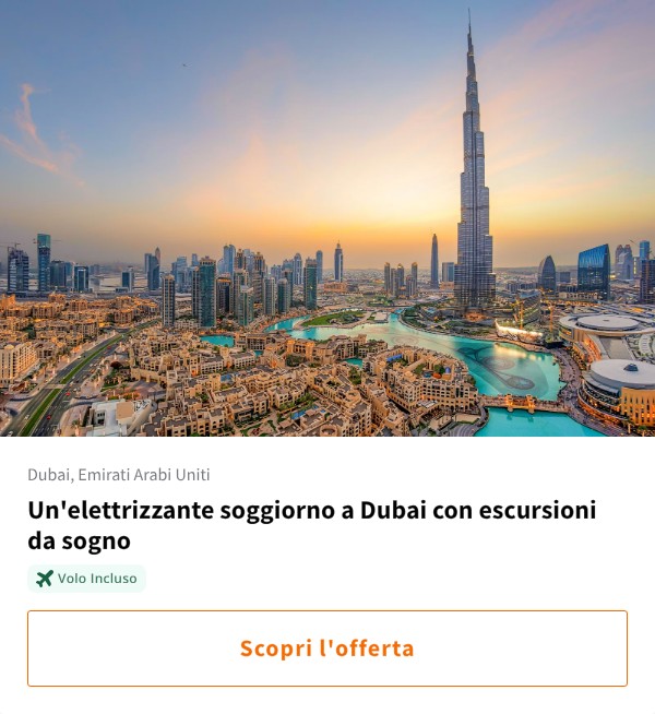 Un'elettrizzante soggiorno a Dubai con escursioni da sogno