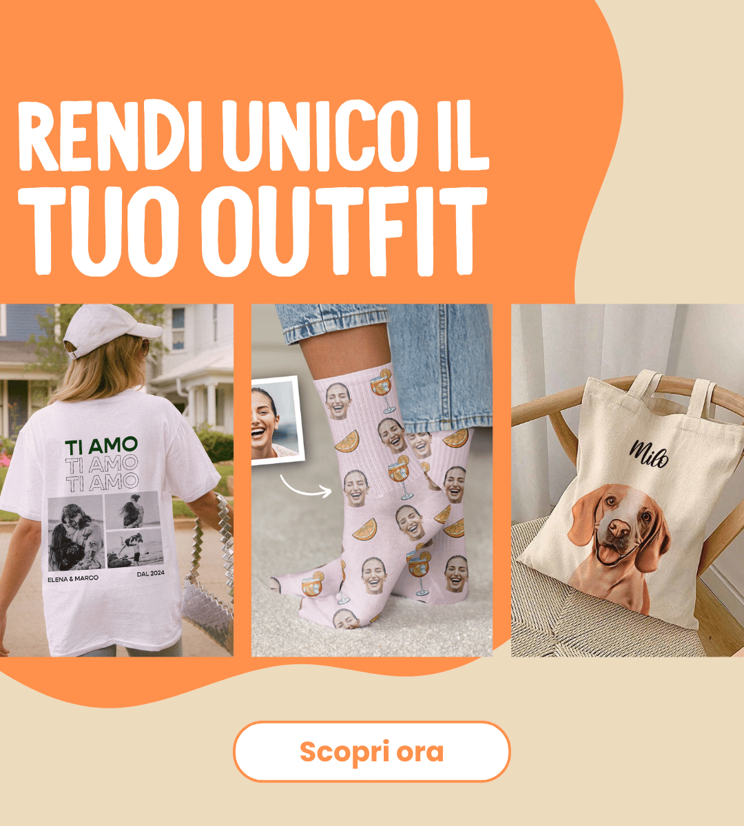 Rendi unico il tuo outfit.