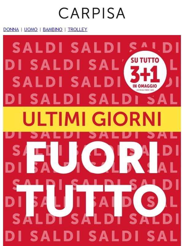 Ultimo round di sconti + promo 3+1 OMAGGIO! 🔥