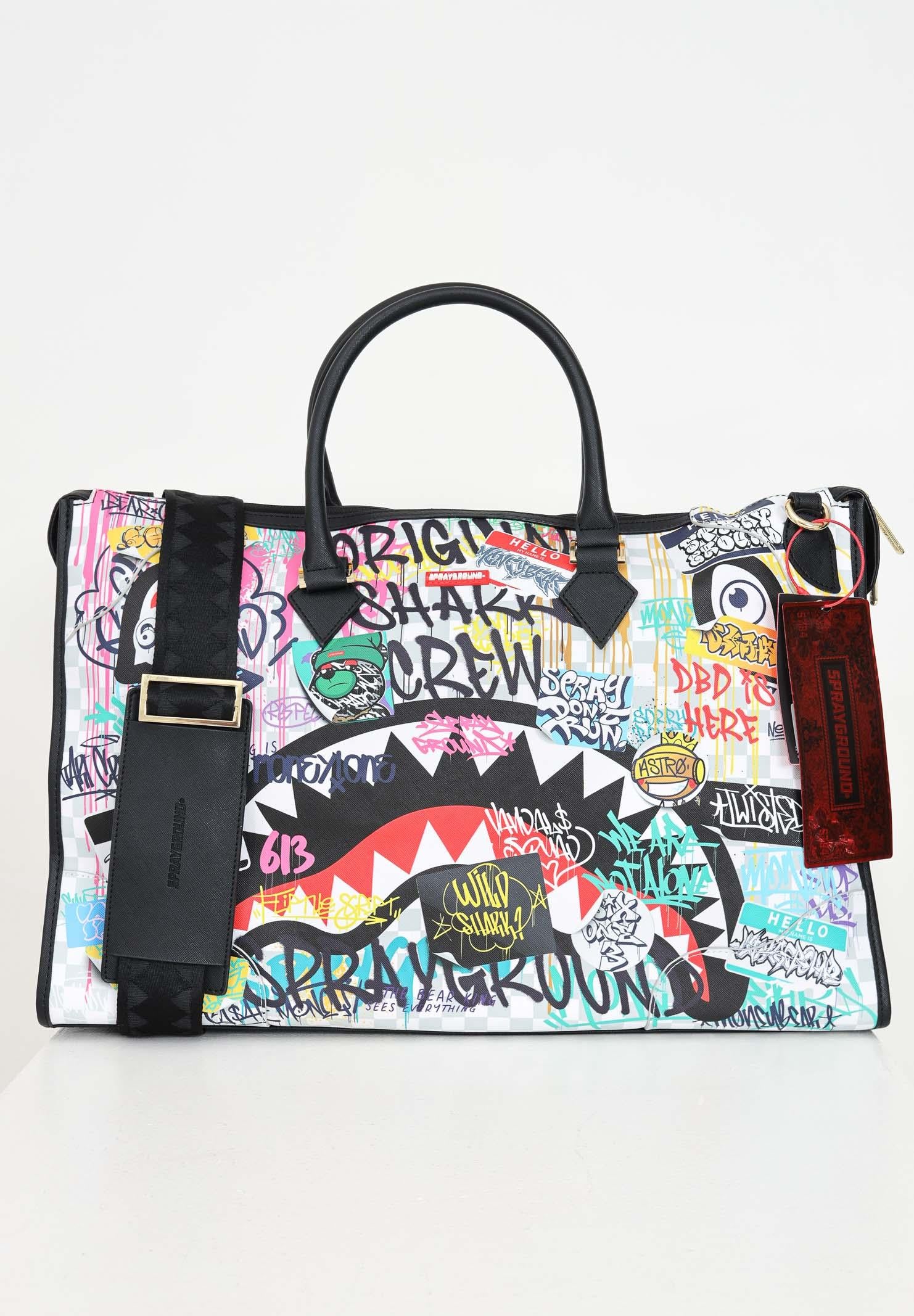 Image of Shopper THE RIZZ CREAM PYRAMID DUFFLE bianca da donna