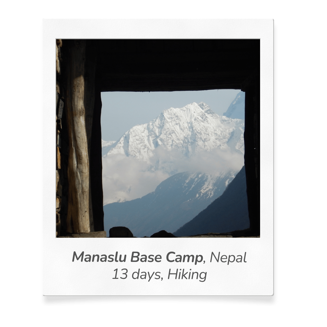 MANASLU BASE CAMP TREK - NEPAL