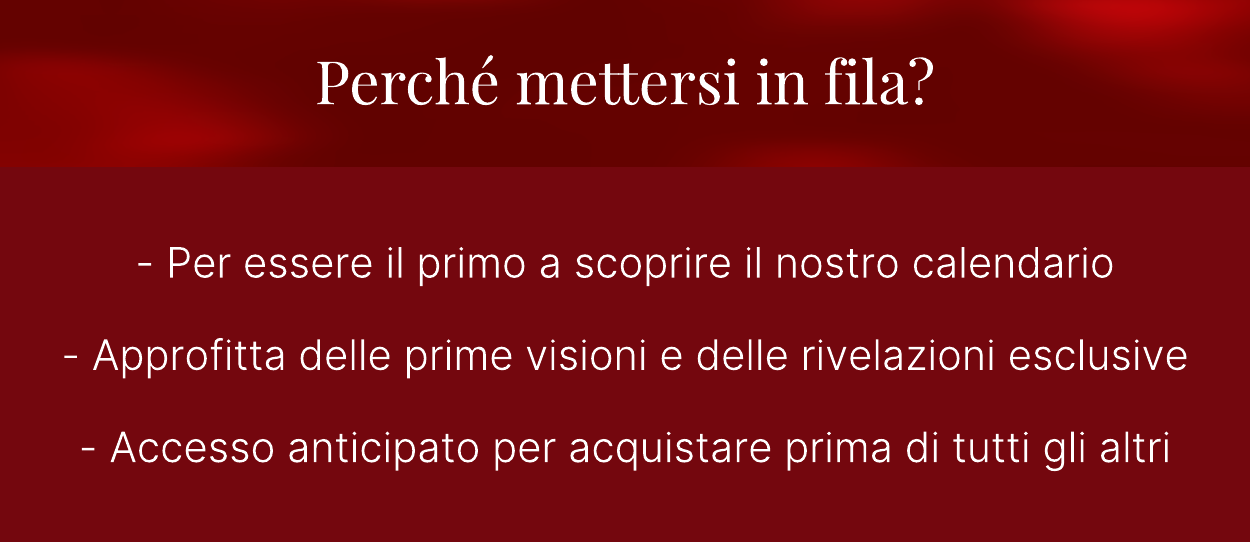 PERCHE METTERSI IN FILA