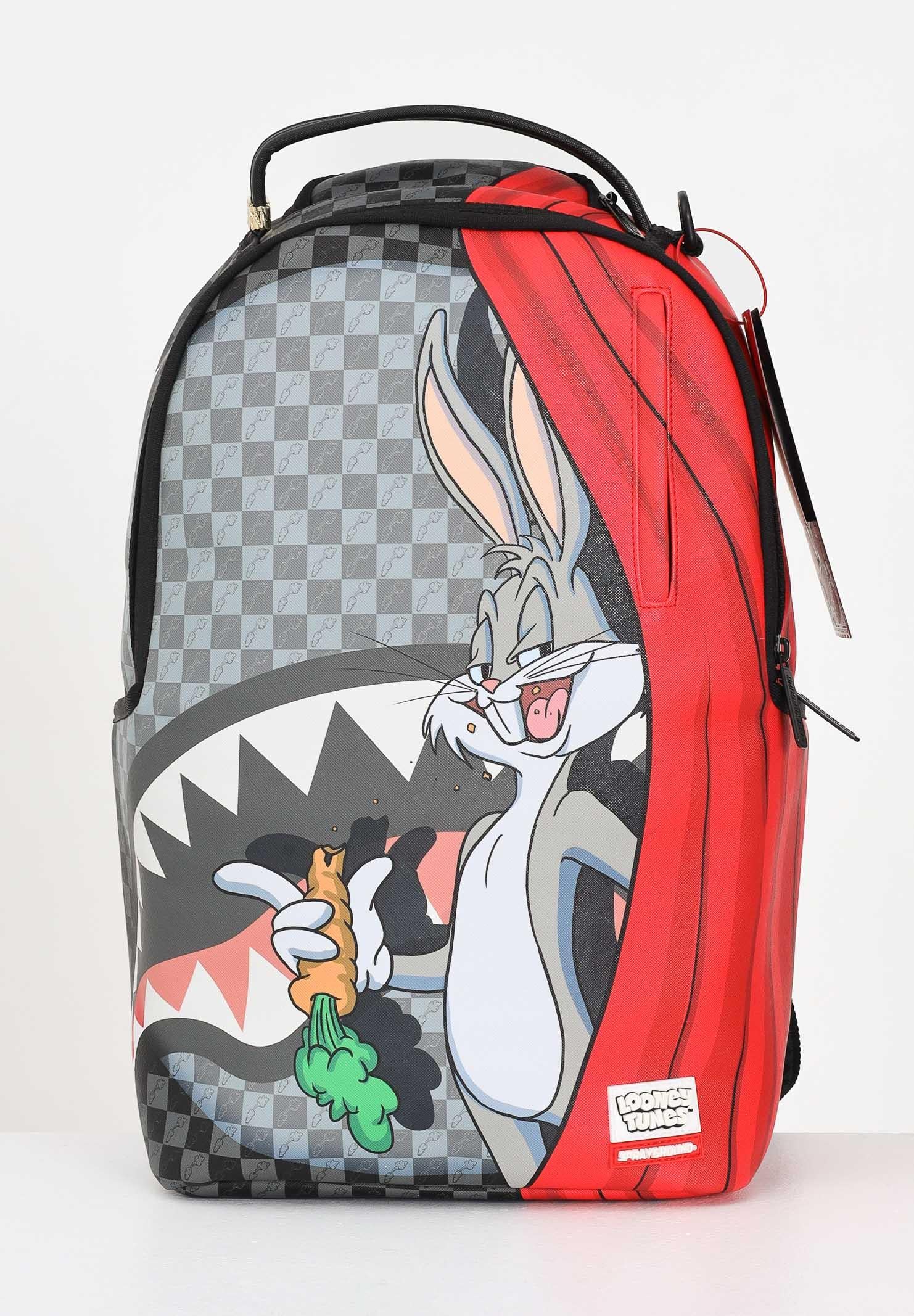 Image of SPRAYGROUND Zaino BUGS CURTAIN REVEAL DLXSV nero e grigio per uomo e donna