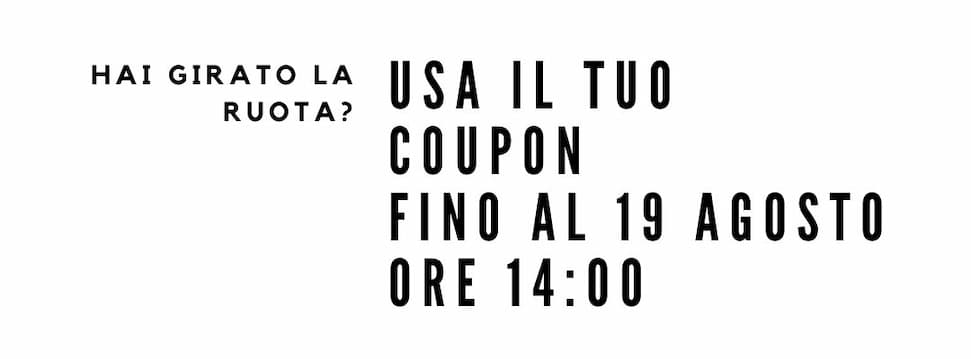 50% OFF + extra sconto con il tuo coupon