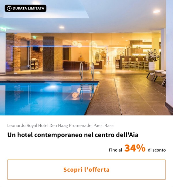 Un hotel contemporaneo nel centro dell'Aia