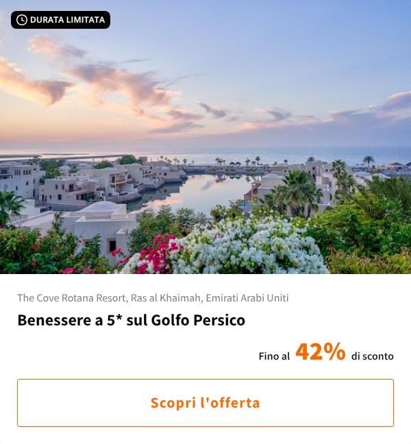 Benessere a 5* sul Golfo Persico