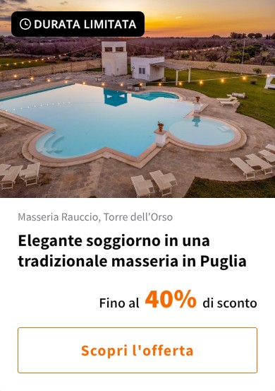 Elegante soggiorno in una tradizionale masseria in Puglia