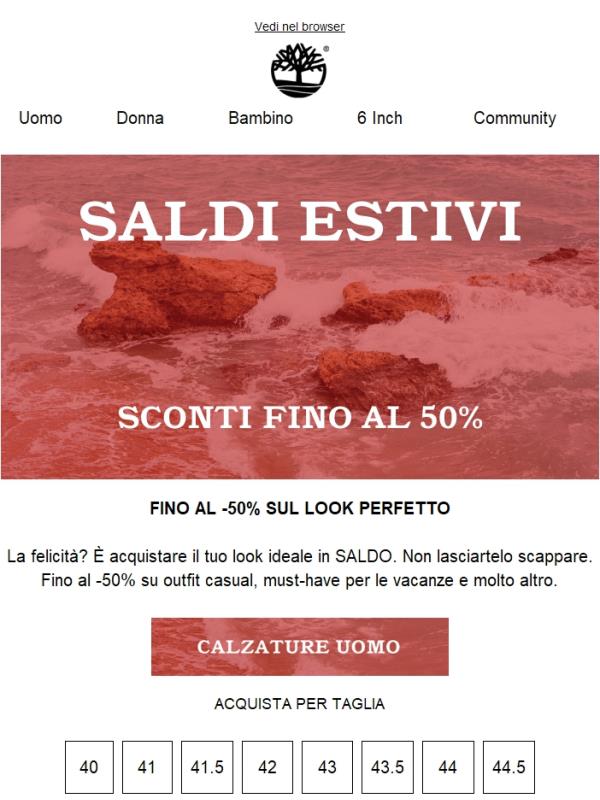 Sconti fino al 50% ancora attivi 🔥